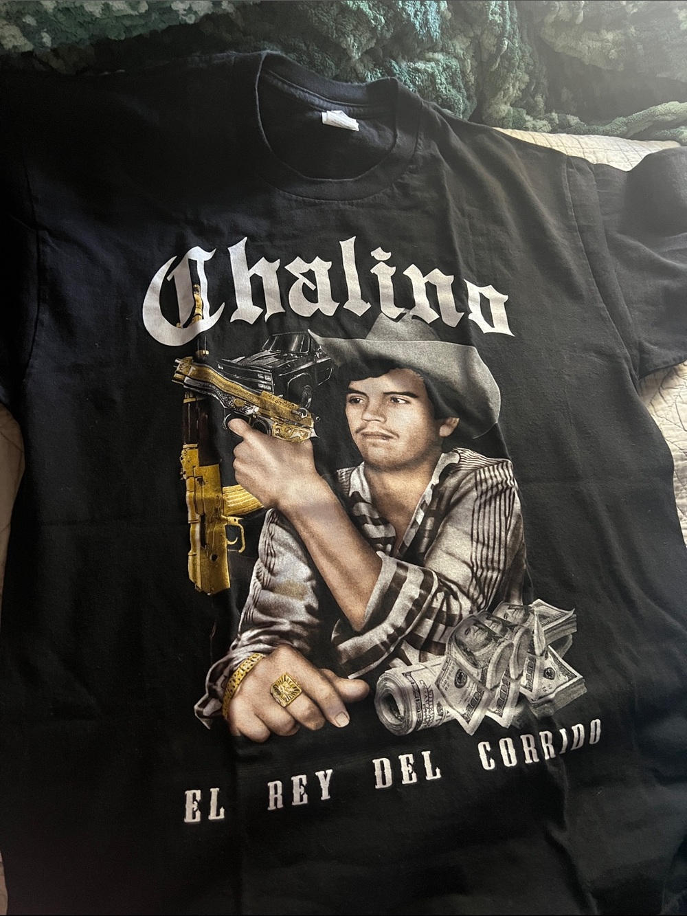 Black Graphic Tee - El Rey Del Corrido